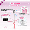Зубная щётка отбеливающая Dentalpro Black Whitening, с платиновой коллоидной керамикой, мягкая