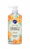 Средство для мытья посуды, овощей и фруктов KAO Cucute Orange, аромат апельсина, помпа, 480 мл