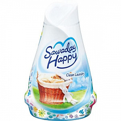 Гелевый освежитель воздуха для комнаты KOBAYASHI Happy Linen Softener, с элегантным ароматом цветочного кондиционера для белья, 150 г