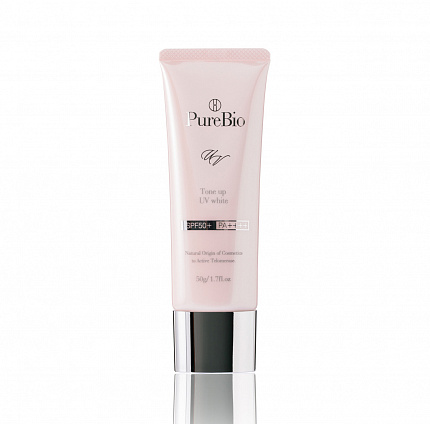 Солнцезащитный крем для лица PureBio 5 in 1 Tone Up UV White SPF50+/PA++++, 50 г