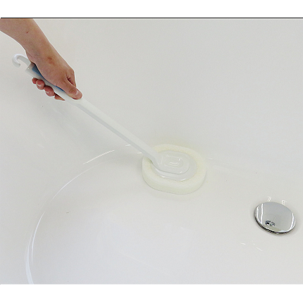 Овальная губка для ванной Ohe Corporation Bath Sponge с ручкой 35 см