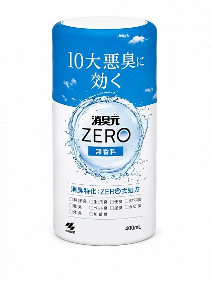 Жидкий дезодорант-нейтрализатор запахов KOBAYASHI Shoshugen Zero без аромата, 400 мл