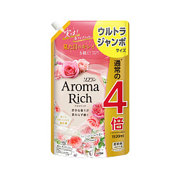 Кондиционер для белья Aroma Rich Diana с богатым ароматом натуральных масел, сменная упаковка, 1520 мл