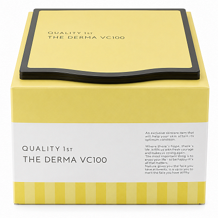 Увлажняющая тканевая маска QUALITY FIRST The Derma VC100 с витамином C против тусклости, сухости и расширенных пор, 30 шт.