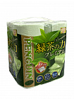 Туалетная бумага трёхслойная MARUTOMI TISSUE Penguin The Power of Green Tea Premium 8 Rolls Triple, с ароматом зеленого чая, 8 рулонов