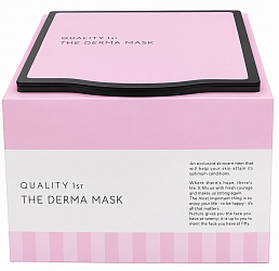 Интенсивно увлажняющая тканевая маска для лица QUALITY FIRST The Derma Mask с аминокислотами, церамидами и ниацинамидом, 30 шт.