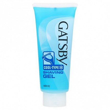 Гель для бритья с лифтинг эффектом (ментолом и кофеином) MANDOM  Gatsby Tightening Shaving Gel, охлаждающий и освежающий, 205 г.