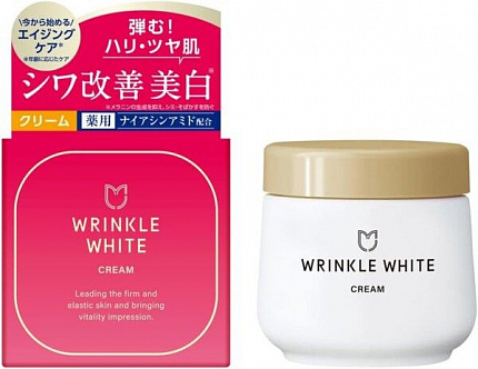 Увлажняющий крем против морщин MEISHOKU Wrinkle White Cream с ниацинамидом, 50 мл
