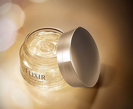Shiseido Ночная маска Elixir skin care by age sleeping gel pack для сияния и омоложения кожи, 105 г