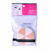 Спонж косметический в кейсе K-Beauty NR- 5, двухцветный из 6 сегментов