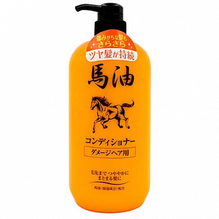 Кондиционер Junlove Horse oil conditioner для повреждённых в результате окрашивания и химической завивки волос, 1000 мл
