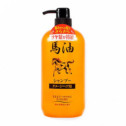 Шампунь Junlove Horse oil shampo для повреждённых в результате окрашивания и химической завивки волос, 1000 мл