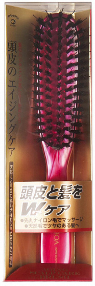 Антивозрастная щётка для ухода за волосами и кожей головы IKEMOTO Aging Scalp Care Brush