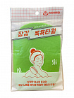 Мочалка-варежка для тела из вискозы с подкладом на резинке Viscose Glove Bath Towel (жесткая, массажная), размер 13 х 17 см х 1 шт.