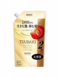 Шампунь для объема и восстановления волос SHISEIDO Tsubaki Volume & Repair, аромат камелии, 600 мл