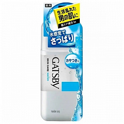Лечебный мужской лосьон для ухода за кожей с акне MANDOM Gatsby Skin Care Water, успокаивающий, с антибактериальным и увлажняющим эффектом, для нормальной и комбинированной кожи, 170мл