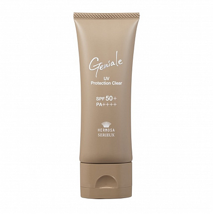 Солнцезащитный крем для лица и тела Hermosa Geniale UV Protection Clear SPF 50+ PA++++, 45 г