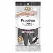 Перчатки виниловые для бытовых и хозяйственных нужд ST Family Premium Protect, с двухслойной структурой и противовирусной обработкой поверхности, чёрные (внутри розовые), размер S,1 пара