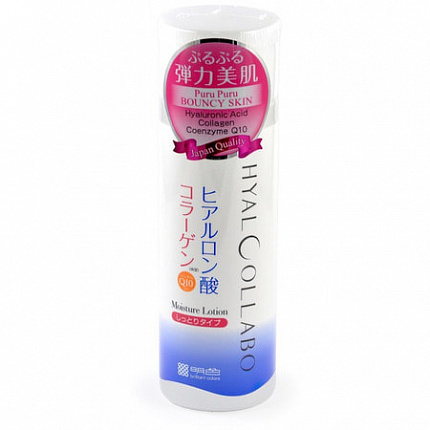 Глубокоувлажняющий лосьон Meishoku Hyalcollabo Moist Lotion с наноколлагеном и наногиалуроновой кислотой, 180 мл