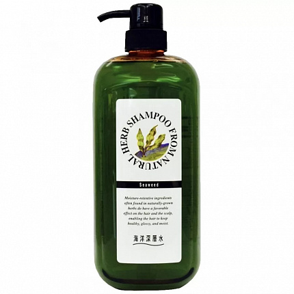 Шампунь на основе натуральных растительных компонентов JUNLOVE NATURAL HERB SHAMPOO (с экстрактом бурых водорослей для сильно поврежденных волос), 1000 мл