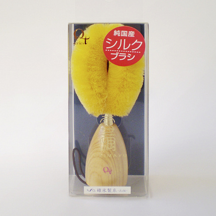 Шелковая щетка для массажа лица Yukimayu Gold Silk Brush