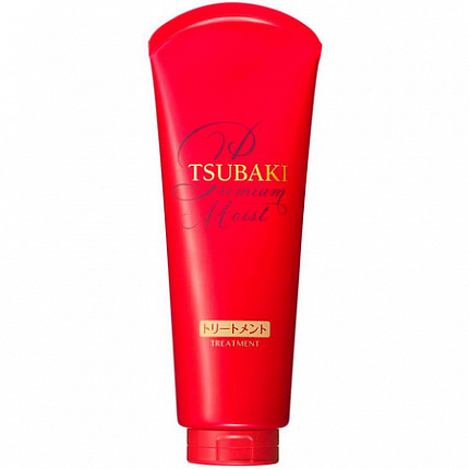 Увлажняющая маска для волос с маслом камелии Tsubaki Premium Moist Shiseido с цветочно-фруктовым ароматом, туба 180 г