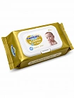 Влажные детские салфетки PalmBaby "Золотая упаковка" с экстактом алоэ вера, pH-сбалансированные, 80 шт.