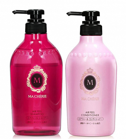 Кондиционер для придания объема волосам Shiseido Ma Cherie Air Feel, с цветочно-фруктовым ароматом, 450 мл