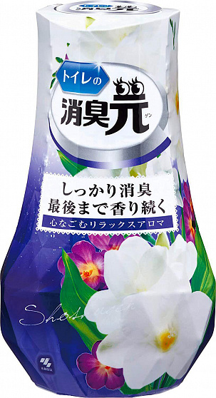 Жидкий дезодорант для туалета KOBAYASHI Shoshugen for Toilet Relaxing Aroma, с расслабляющим романтическим ароматом, 400 мл