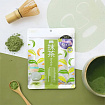 Маска для лица тканевая разглаживающая с чаем матча  PDC Wafood Made Uji Matcha Mask, 10 шт.