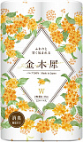 Туалетная бумага двухслойная MARUTOMI TISSUE Hanataba Osmanthus 12 Rolls Double, с ароматом османтуса, 12 рулонов * 25 м