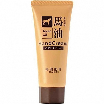 Питательный крем для рук KUMANO Horse Oil Hand Cream с лошадиным маслом, 60 г