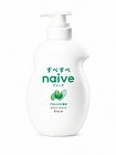 Жидкое мыло для тела KRACIE Naive Body Soap Aloe с экстрактом алоэ, аромат цветов и свежей зелени, 530 мл