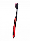 Зубная щётка Dentalpro Black-Dia Super-fine Hair Compact DC23 с платиновой коллоидной керамикой, многоуровневая с ультратонкой щетиной алмазной формы с компактной головкой, средняя жесткость, розовая