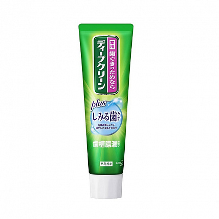 Лечебно-профилактическая зубная паста KAO Deep Clean Sensitive Teeth Care для чувствительных зубов, со вкусом лекарственных трав и цитрусовых, 100 г