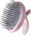 Массажная щетка для мытья головы VeSS Hairdressing Smooth Shampoo Brush, нежно розовая.