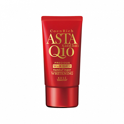 Антивозрастной крем для рук KOSE CoenRich Astaxanthine Q10, без аромата, 60 г