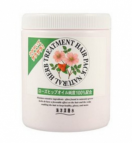 Маска на основе натуральных растительных компонентов Junlove NATURAL HERB TREATMENT (с маслом шиповника), 800 мл