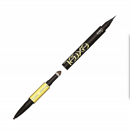 Подводка три-в-одном Excel Perfect Eyeliner Three-in-one liner (черный цвет)