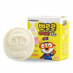Детское туалетное мыло KM "Pororo" на растительной основе с козьим молоком и натуральными маслами (легкий молочный аромат) 100 г