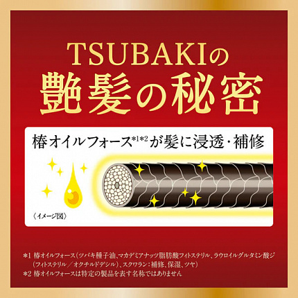 Экстраувлажняющий кондиционер для сухих волос Shiseido Tsubaki Premium Moist & Repair,  маслом камелии, 450 мл