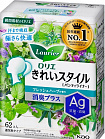 Ежедневные гигиенические прокладки KAO Laurier Beautiful Style Deodorant Plus, с дезодорирующим эффектом и ионами серебра, аромат луговых трав, длина 14 см, 62 шт.