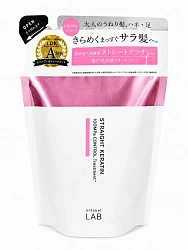 Восстанавливающий кондиционер для волос с кератином UNLABEL LAB Straight Keratin 100MPa Control Treatment, с цветочно-фруктовым ароматом, мягкая упаковка 310 мл