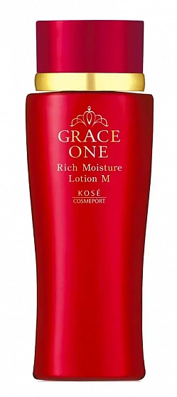 Увлажняющий омолаживающий лосьон для лица KOSE Grace One с коллагеном и гиалуроновой кислотой, 180 мл