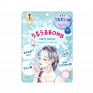 Тканевая маска увлажняющая для лица KOSE Clear Turn Moisturizing Bomb с гиалуроновой кислотой и керамидами, 7 шт.