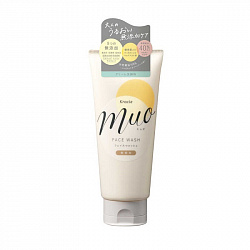 Увлажняющая пенка для умывания KRACIE Muo Face Wash, без добавок, с натуральными эфирными маслами, с ароматом бергамота, лаванды и апельсина, 120 гр