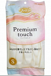 Перчатки виниловые, пропитанные гиалуроновой кислотой ST Family Premium Touch, размер S, жемчужные, 1 пара