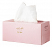 Бумажные двухслойные салфетки NEPIA Japan Premium Tissue, 220 шт. (цвет коробки - розовый)
