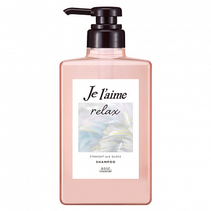 Шампунь для гладкости и блеска волос KOSE Je l'aime Relax, 480 мл