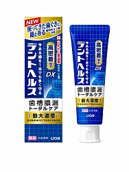 Зубная паста LION Dent Health для профилактики опущения, кровоточивости дёсен и неприятного запаха изо рта, 85 г